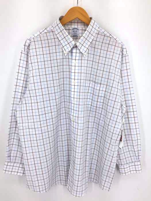 BROOKS BROTHERS(ブルックスブラザーズ) スーピマコットン ボタンダウンチェックシャツ メンズ トップス