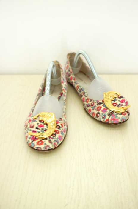 TSUMORI CHISATO (ツモリチサト) 小花総柄ネコパンプス レディース シューズ