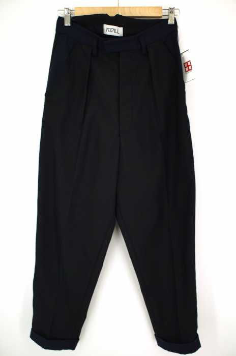 KIDILL () タック入りテーパードスラックスパンツ メンズ パンツ