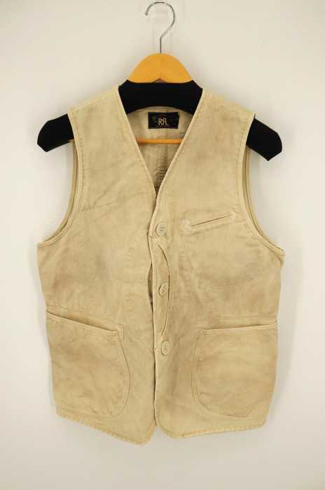 RRL RALPH LAUREN （ダブルアールエル ラルフローレン） USED加工 コットンベスト メンズ トップス