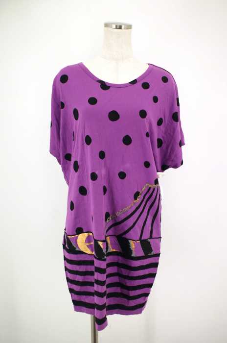 TSUMORI CHISATO （ツモリチサト） 10AW みずたまとしましま ワンピース レディース ワンピース