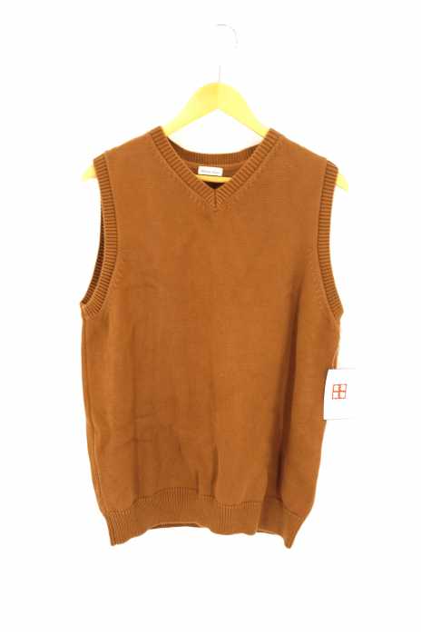 Steven Alan （スティーブンアラン） COTTON V-NECK KNIT VEST メンズ トップス