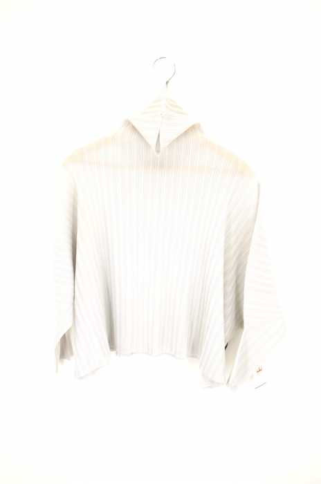 PLEATS PLEASE ISSEY MIYAKE(プリーツプリーズイッセイミヤケ) ハイネック プリーツドルマンカットソー レディース トップス