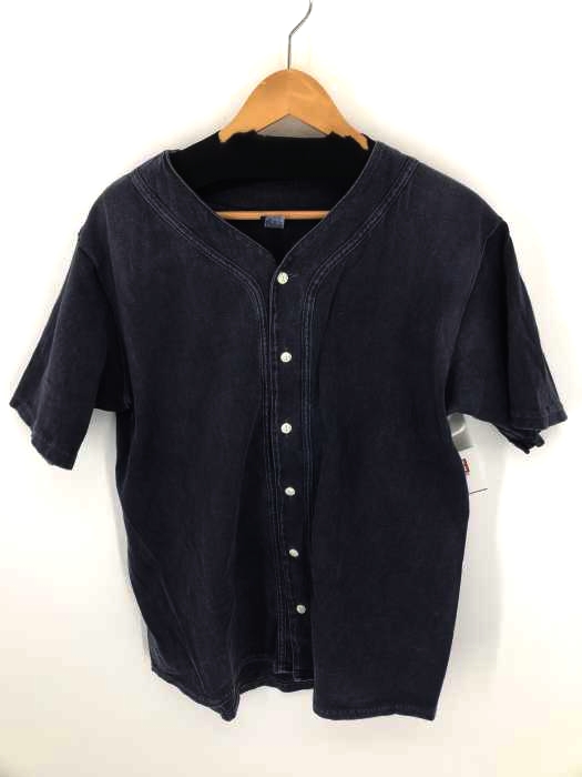 good on（グッドオン） ピグメント染め Baseball Shirt ベースボールシャツ メンズ トップス