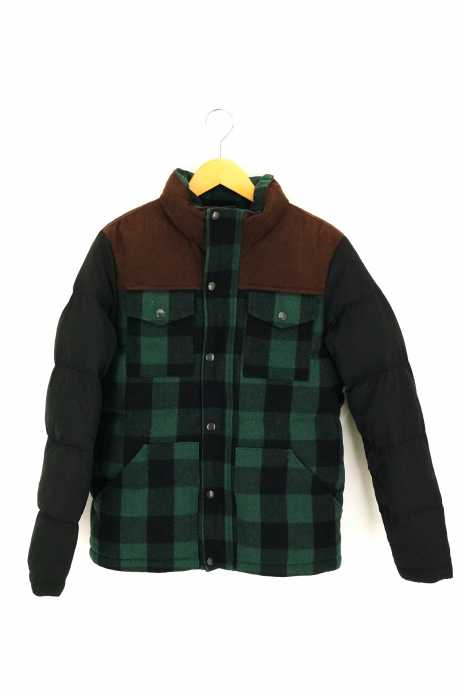 TOMMY HILFIGER （トミーヒルフィガー） 裏ボアチェック柄切替ダウン 