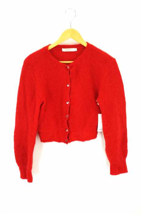 Moussy マウジー Mohair Mix Short モヘアニットカーディガン レディース トップス ブランド古着買取販売バズストア