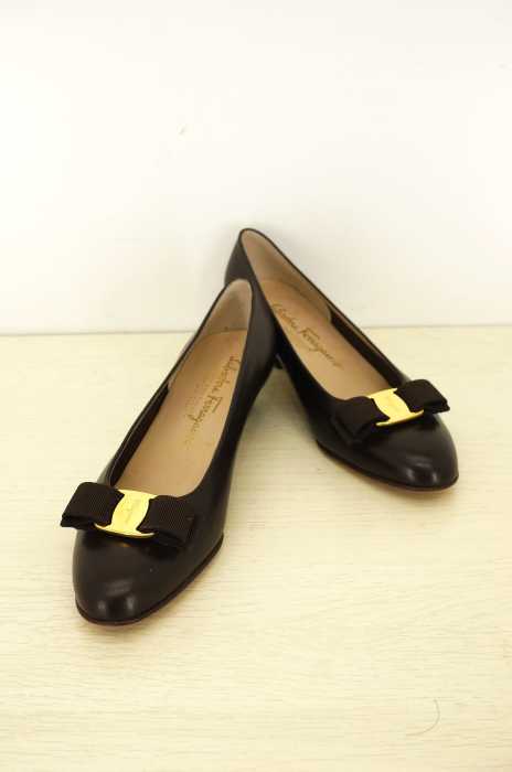 Salvatore Ferragamo （サルヴァトーレフェラガモ） リボン ヒール パンプス レディース シューズ