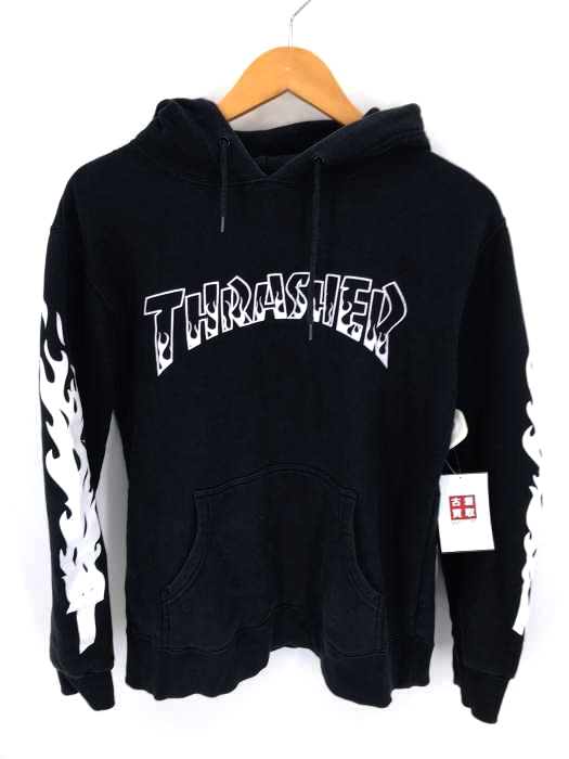THRASHER（スラッシャー） ロゴプリント プルオーバーパーカー レディース トップス