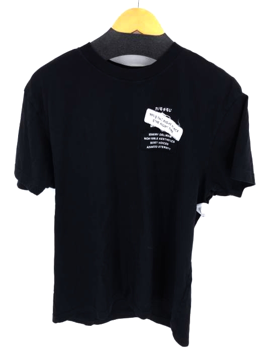 DIESEL（ディーゼル） タグデザインプリントクルーネックTシャツ メンズ トップス