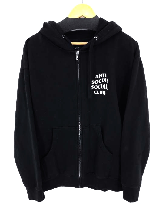 ANTI SOCIAL SOCIAL CLUB（アンチソーシャルソーシャルクラブ） KKOCH BLACK ZIP HOODY メンズ トップス