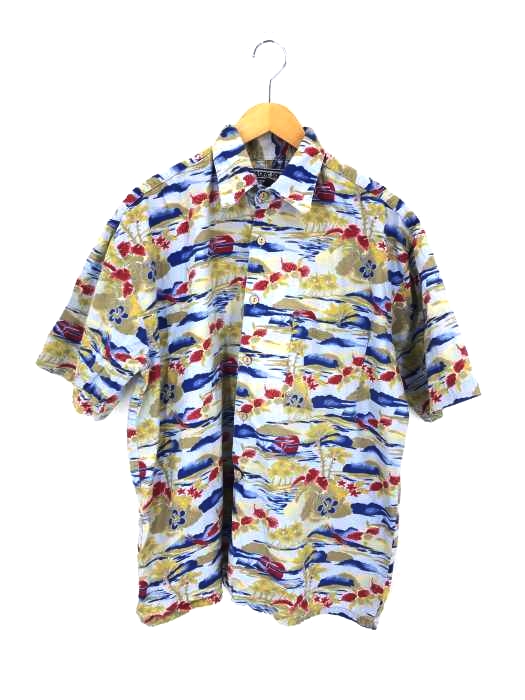 USED古着(ユーズドフルギ) PACIFIC SCENE コットンアロハシャツ メンズ トップス