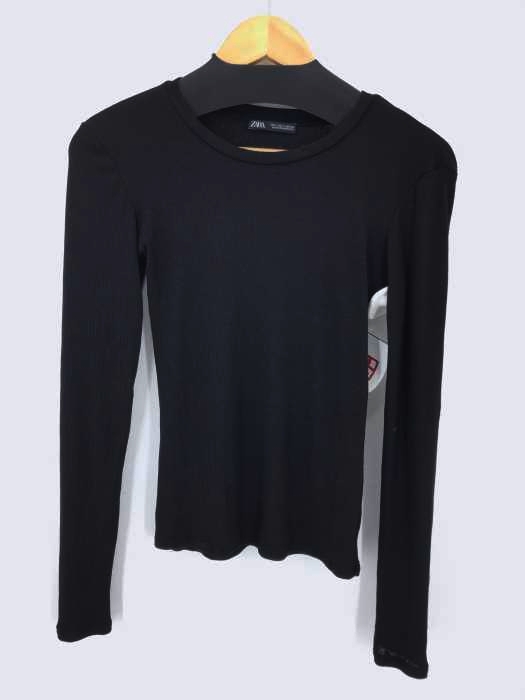 ZARA（ザラ） タイトロングスリーブシャツ レディース トップス