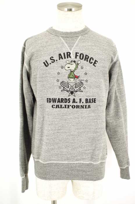 BUZZ RICKSONS(バズリクソンズ) U.S.AIR FORCE プリント入りスウェットトップス メンズ トップス