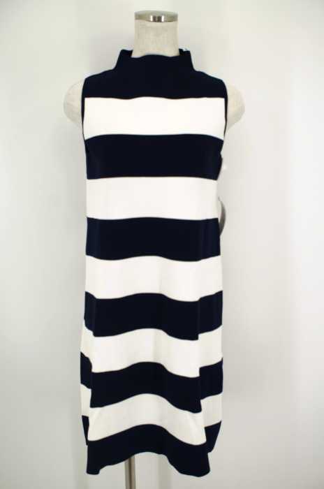 ZARA KNIT （） ボーダー柄ノースリーブワンピース レディース ワンピース
