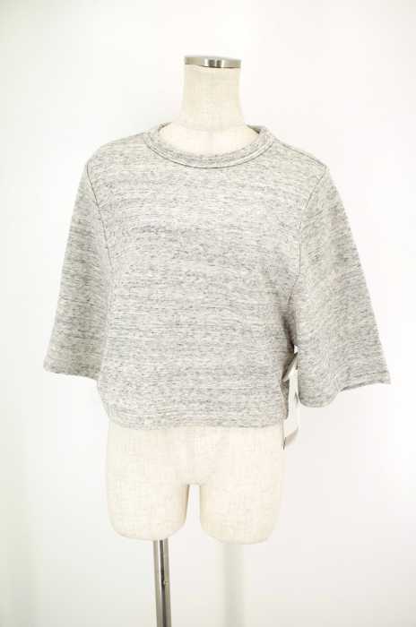 BEAUTY & YOUTH UNITED ARROWS （ビューティーアンドユースユナイテッドアローズ） シャイニースウェット5分袖プルオーバー レディース トップス