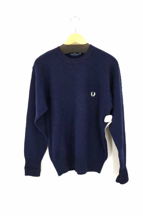 FRED PERRY （フレッドペリー） 刺繍入り クルーネックセーター メンズ トップス
