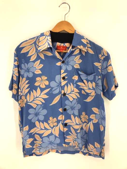 USED古着（ユーズドフルギ） GLANESS WORK レーヨンアロハシャツ レディース トップス