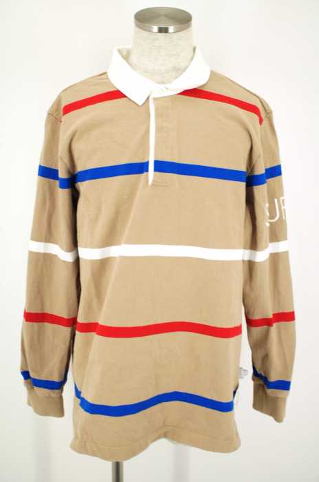 Supreme （シュプリーム） 16AW Striped Rugby ラガーシャツ