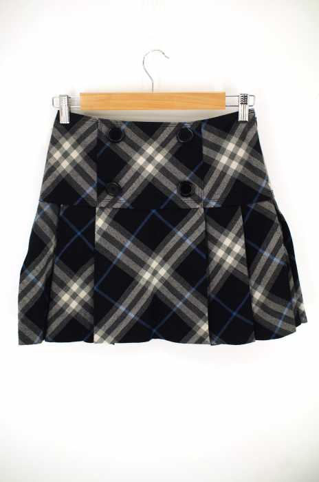BURBERRY LONDON BLUE LABEL（バーバリーロンドンブルーレーベル） ボタン付きチェックスカート レディース スカート