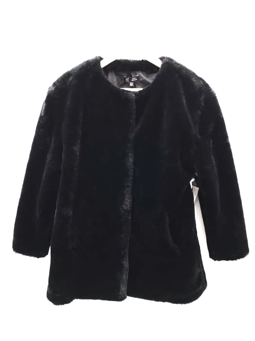ZARA TRF(ザラティーアールエフ) ノーカラーファーブルゾン 長袖ロングスリーブ レディース アウター