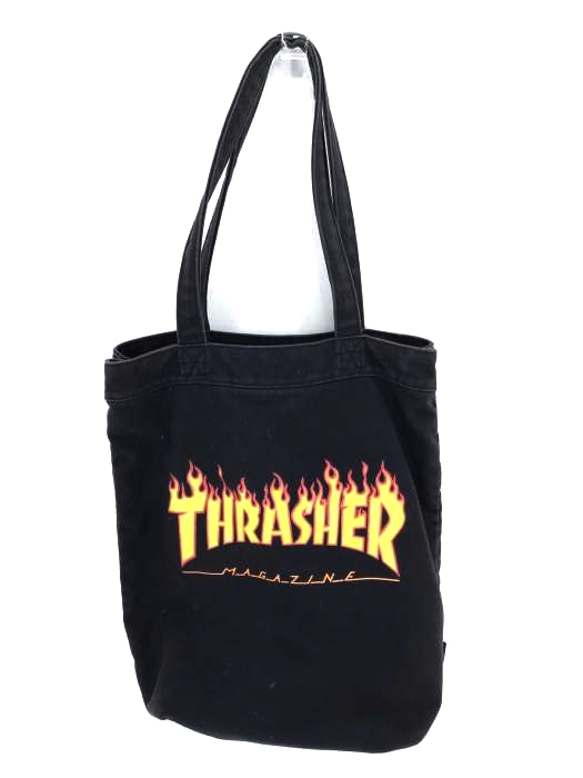 THRASHER（スラッシャー） FLAME MAG LOGO フレーム マグロゴ キャンバストート メンズ バッグ