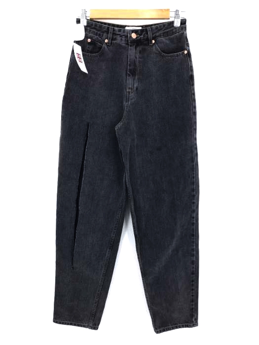 ISABEL MARANT ETOILE(イザベルマランエトワール) ハイウエスト ブラックデニムパンツ レディース パンツ