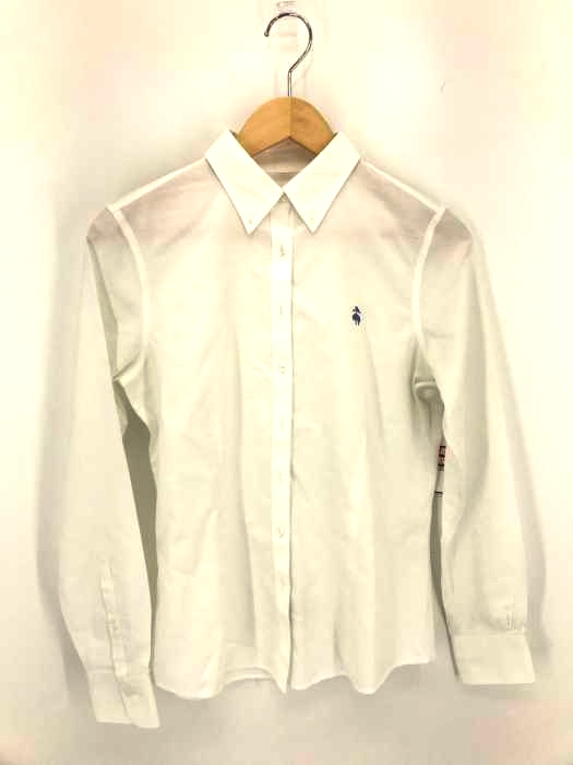 BROOKS BROTHERS(ブルックスブラザーズ) 346 TAILORED FIT ロゴ刺繍BDシャツ レディース トップス
