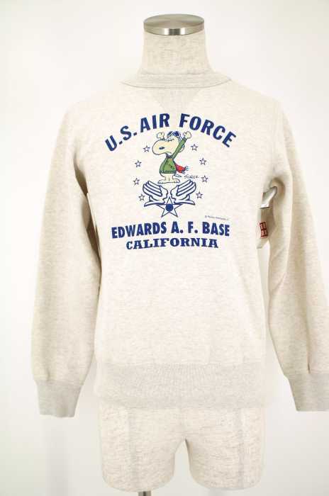 BUZZ RICKSONS(バズリクソンズ) U.S.AIR FORCE プリント入りスウェットトップス メンズ トップス