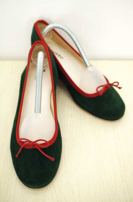 repetto （レペット） スエード切替ヒールパンプス レディース シューズ