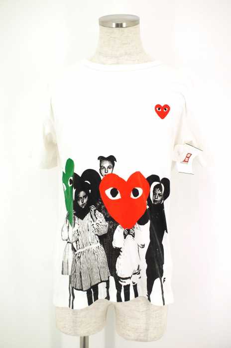 PLAY COMME des GARCONS （プレイコムデギャルソン） プリント入りカットソー メンズ トップス