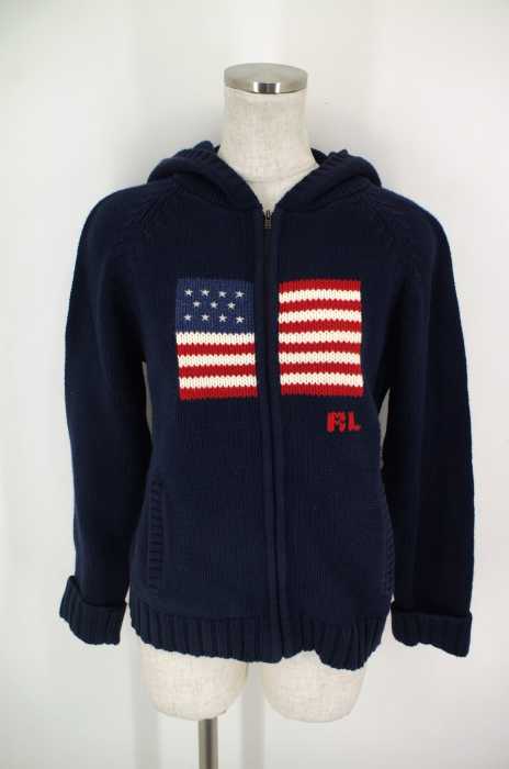 POLO JEANS COMPANY RALPH LAUREN （ポロジーンズカンパニーラルフローレン） 星条旗　ニット レディース トップス