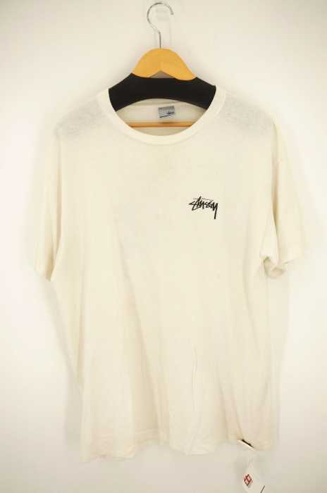 STUSSY (ステューシー) USA製 青タグ スカル プリントTシャツ メンズ トップス