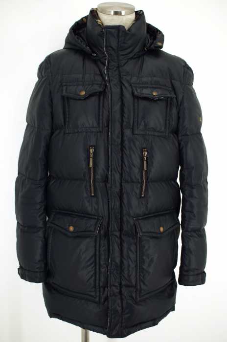 BURBERRY BLACK LABEL （バーバリーブラックレーベル） フーデッドダウンジャケット メンズ アウター