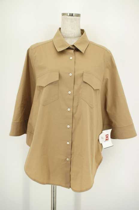 DOUBLE STANDARD CLOTHING (ダブルスタンダードクロージング) ポンチョ型ボタンシャツ レディース トップス