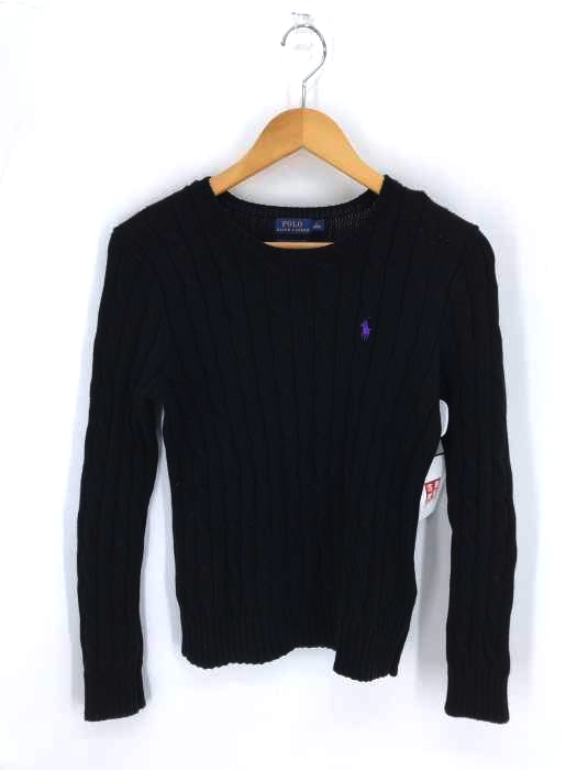 POLO RALPH LAUREN(ポロラルフローレン) ブランドロゴ刺繍入りニットセーター プルオーバー レディース トップス