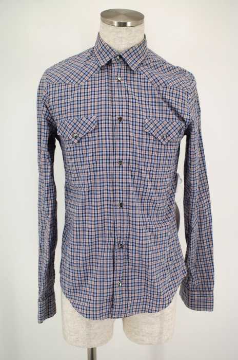 UNITED ARROWS （ユナイテッドアローズ） チェック柄スナップボタンシャツ メンズ トップス