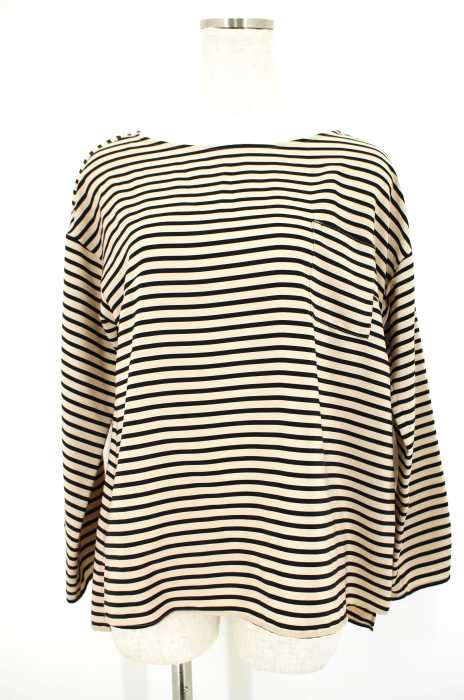 BEAUTY & YOUTH UNITED ARROWS （ビューティーアンドユースユナイテッドアローズ） ボーダー柄バストポケットトップス レディース トップス