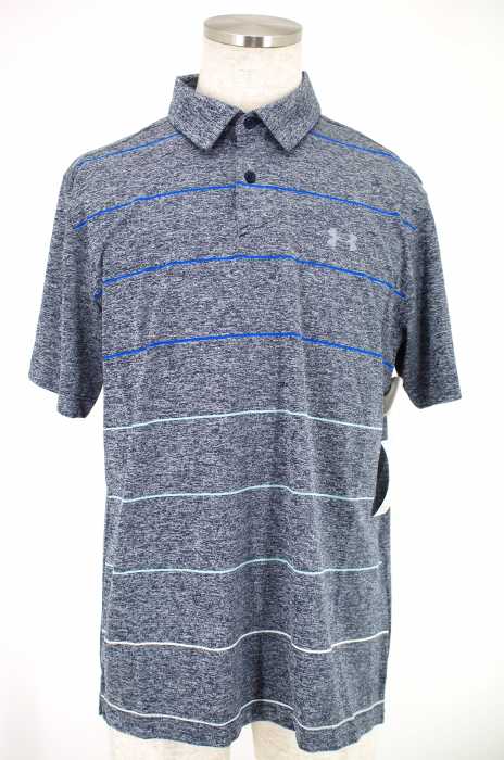 UNDERARMOUR (アンダーアーマー) クールスイッチピボットストライプポロシャツ メンズ トップス