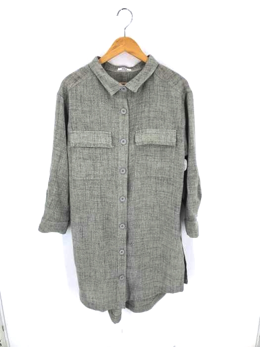 MURUA（ムルーア） スリットロングシャツ レディース トップス