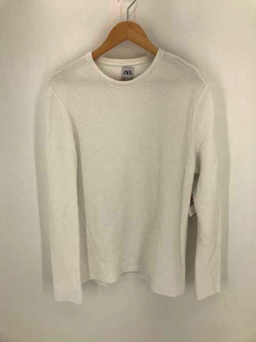 ZARA(ザラ) リブ ロングスリーブカットソー メンズ トップス