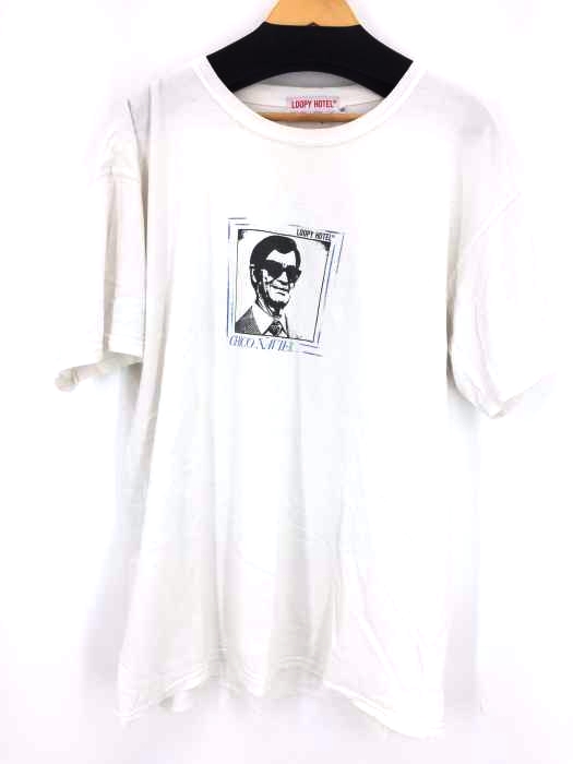 LOOPY HOTEL（ルーピーホテル） プリントクルーネックTシャツ メンズ トップス