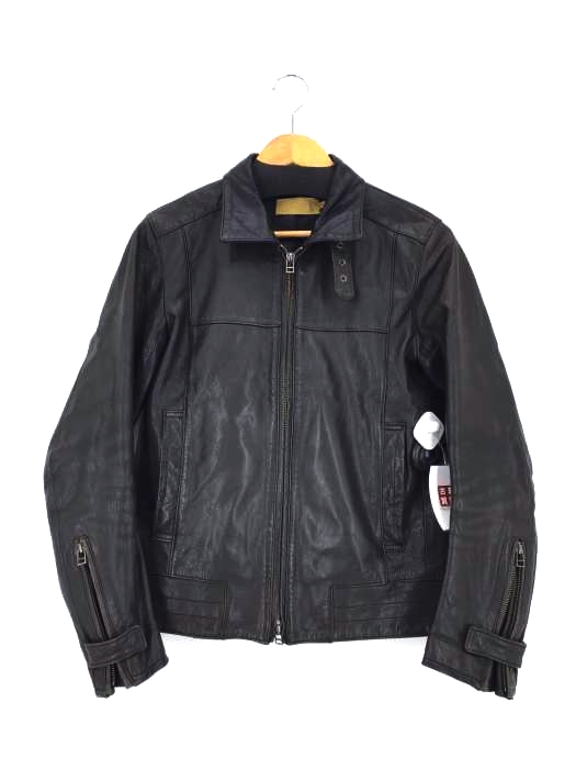 CK39（カルバンクライン） 山羊革 シングルライダースジャケット  