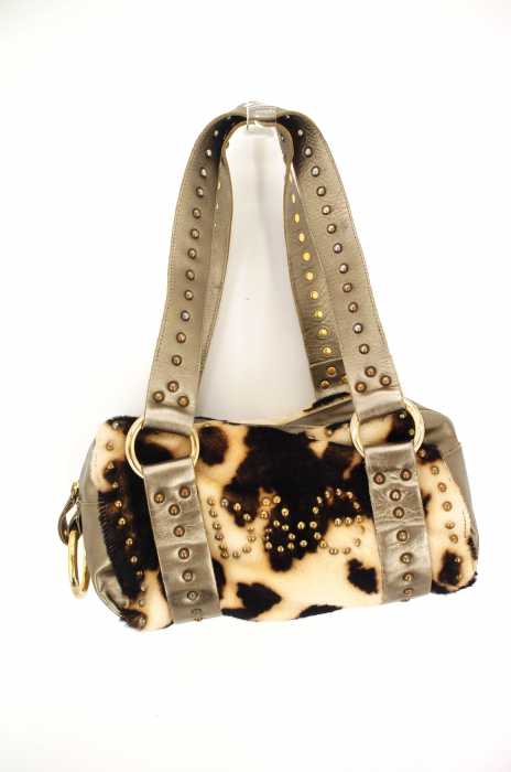 D&G （ディーアンドジー） ファー切替 レディース バッグ