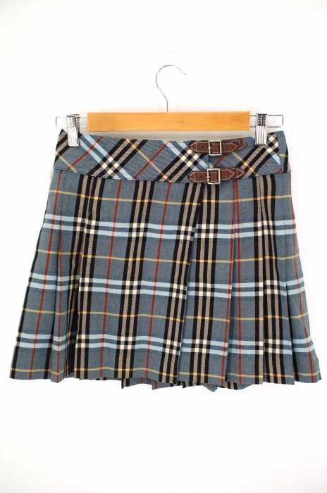 BURBERRY BLUE LABEL（バーバリーブルーレーベル） ベルト　チェック柄 レディース スカート
