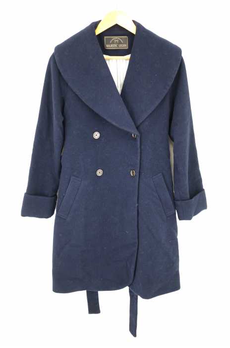 MAJESTIC LEGON（マジェスティックレゴン） ベルト付ガウンコート レディース アウター