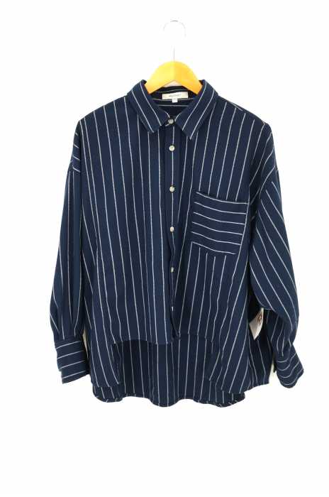 moussy （マウジー） ワイドシルエットストライプシャツ レディース トップス
