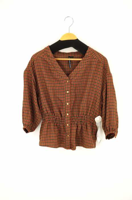 HK WORKS LONDON（） 千鳥格子 ノーカラー レディース トップス