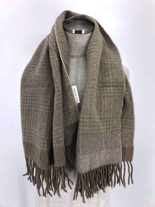 mila schon（ミラショーン） ワンポイント刺繍マフラー レディース ファッション雑貨