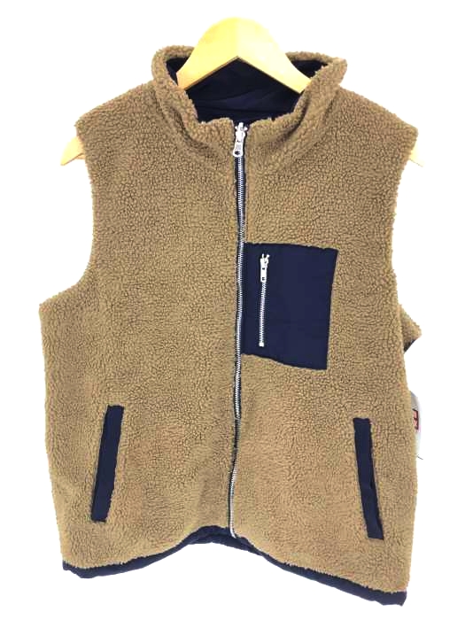 ITEMS URBAN RESEARCH（アイテムズ アーバンリサーチ） リバーシブル ボアベスト メンズ トップス