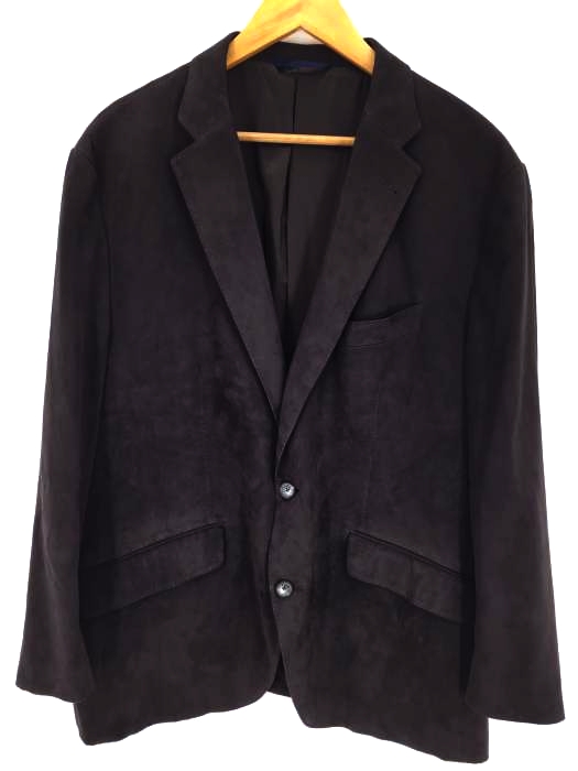 JOSEPH ABBOUD（ジョセフアボード） フェイクスウェード調 2Bテーラードジャケット メンズ アウター